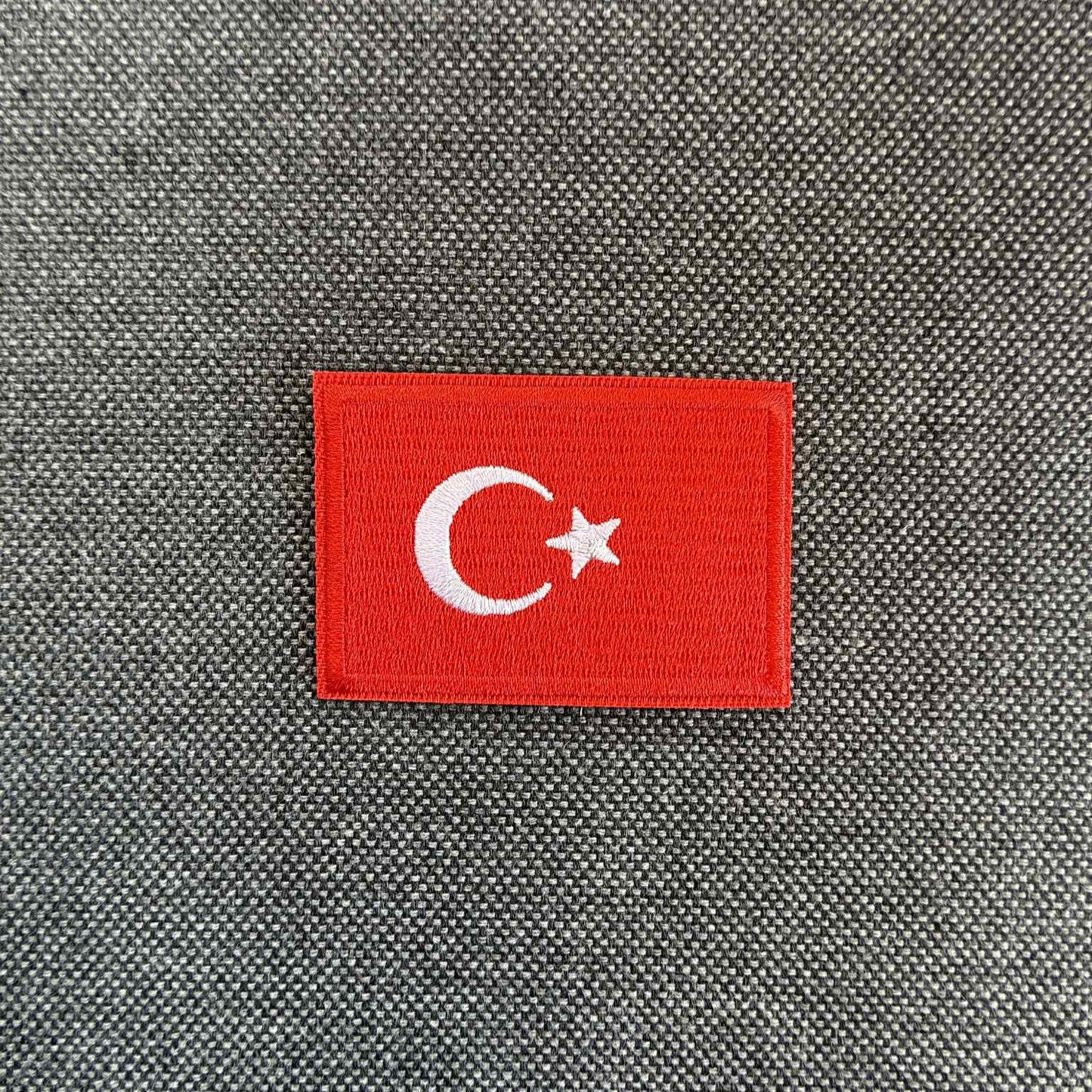 Custom Embroidered Country Flag Patch 4.3×6.3cm – Iron-On or Sew-On