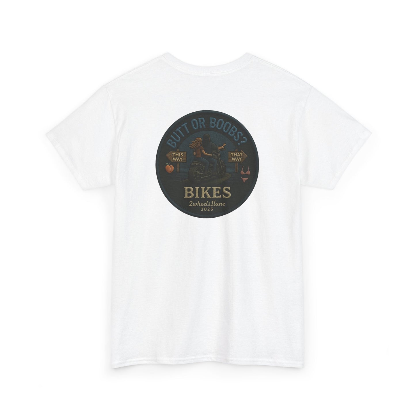 Bold Rider Motorcycle T-Shirt – Humor Graphic by 2Wheels1Lane