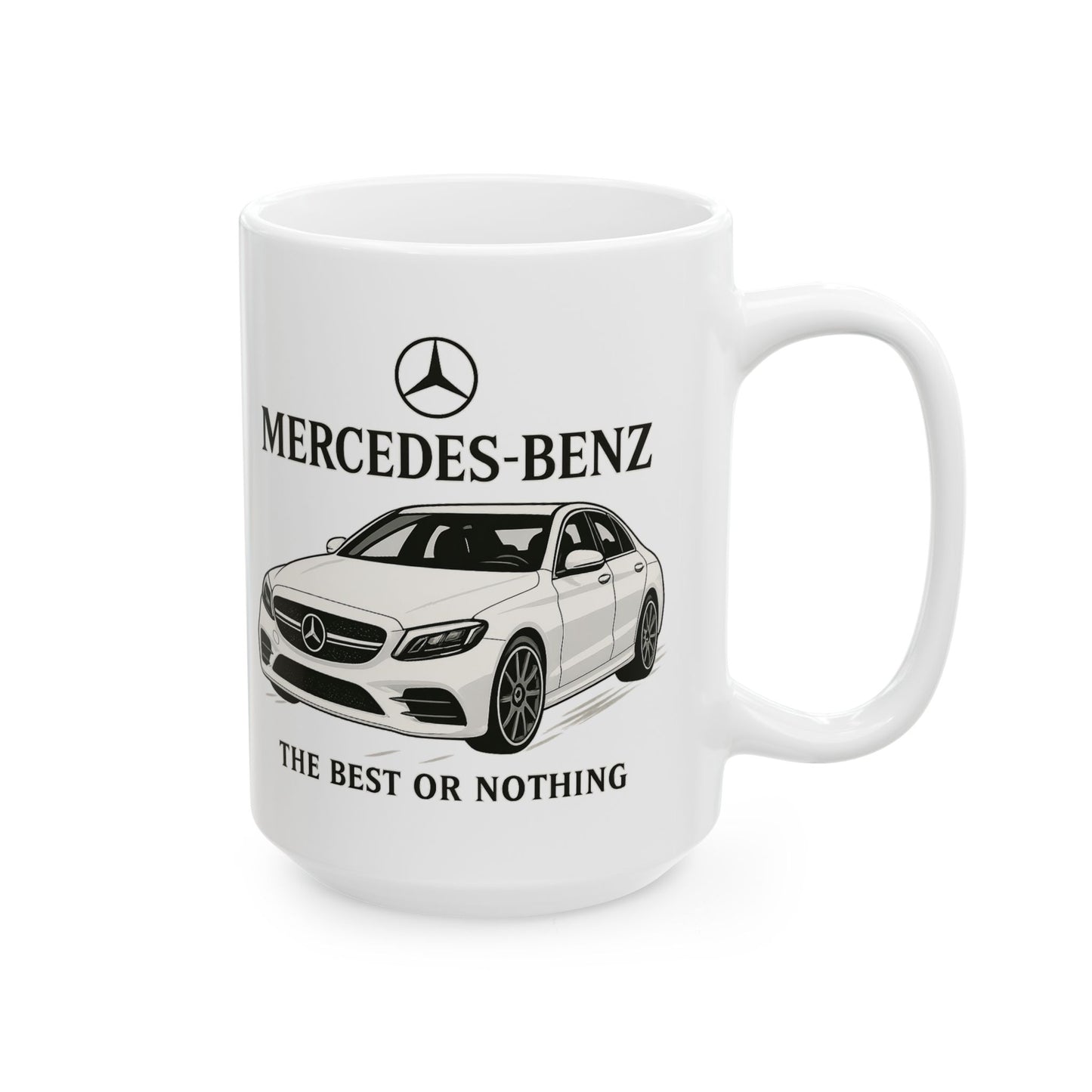 Custom Mercedes-Benz Mug – Ceramic Coffee Cup for Car Lovers (11oz / 15oz)