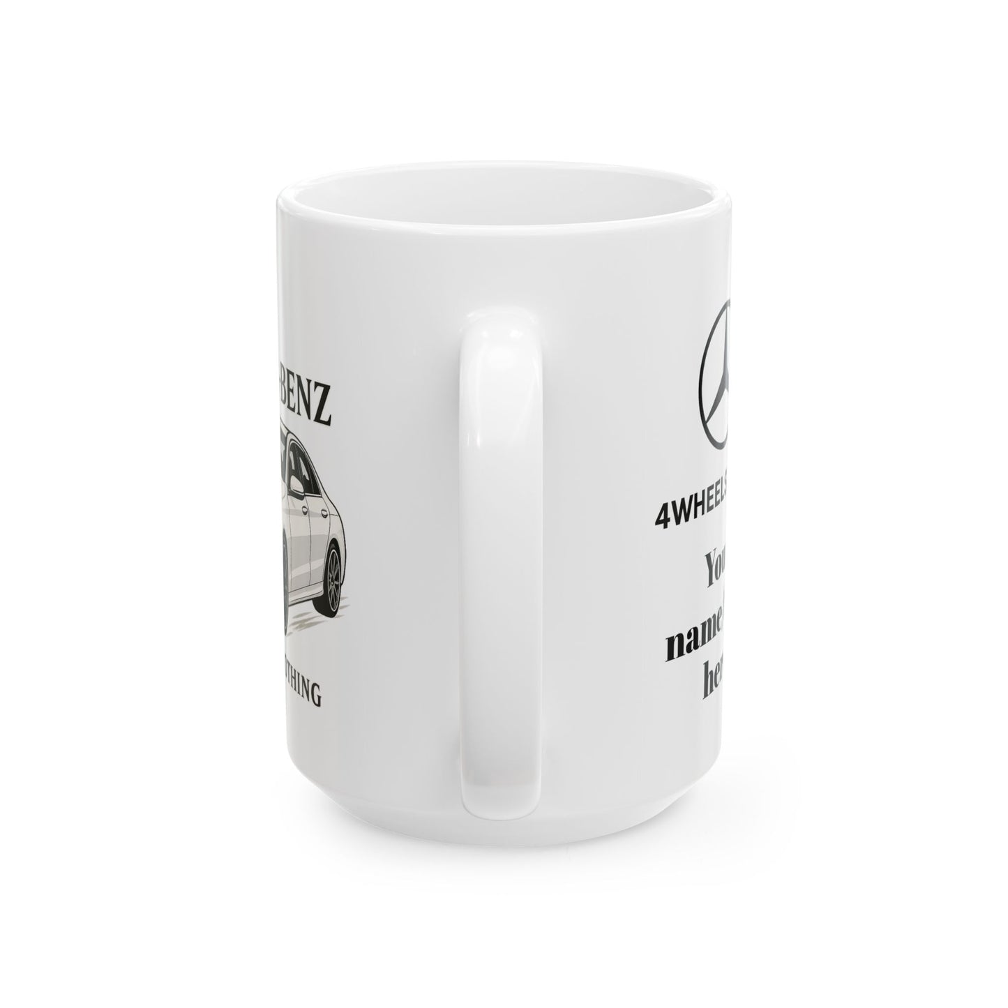 Custom Mercedes-Benz Mug – Ceramic Coffee Cup for Car Lovers (11oz / 15oz)