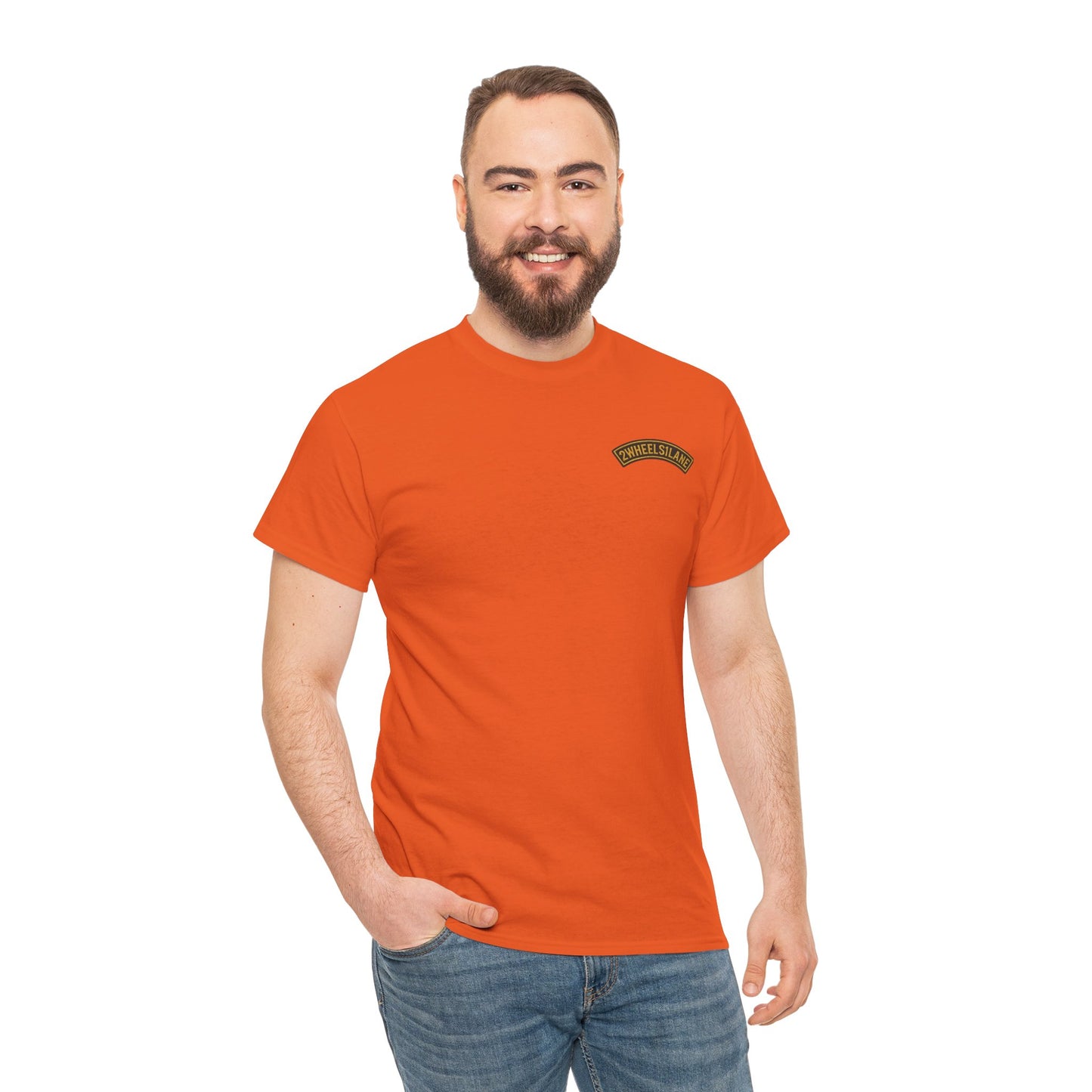 No Risk No Story Biker T-Shirt – Bold Motorcycle Graphic Tee, 2Wheels1Lane