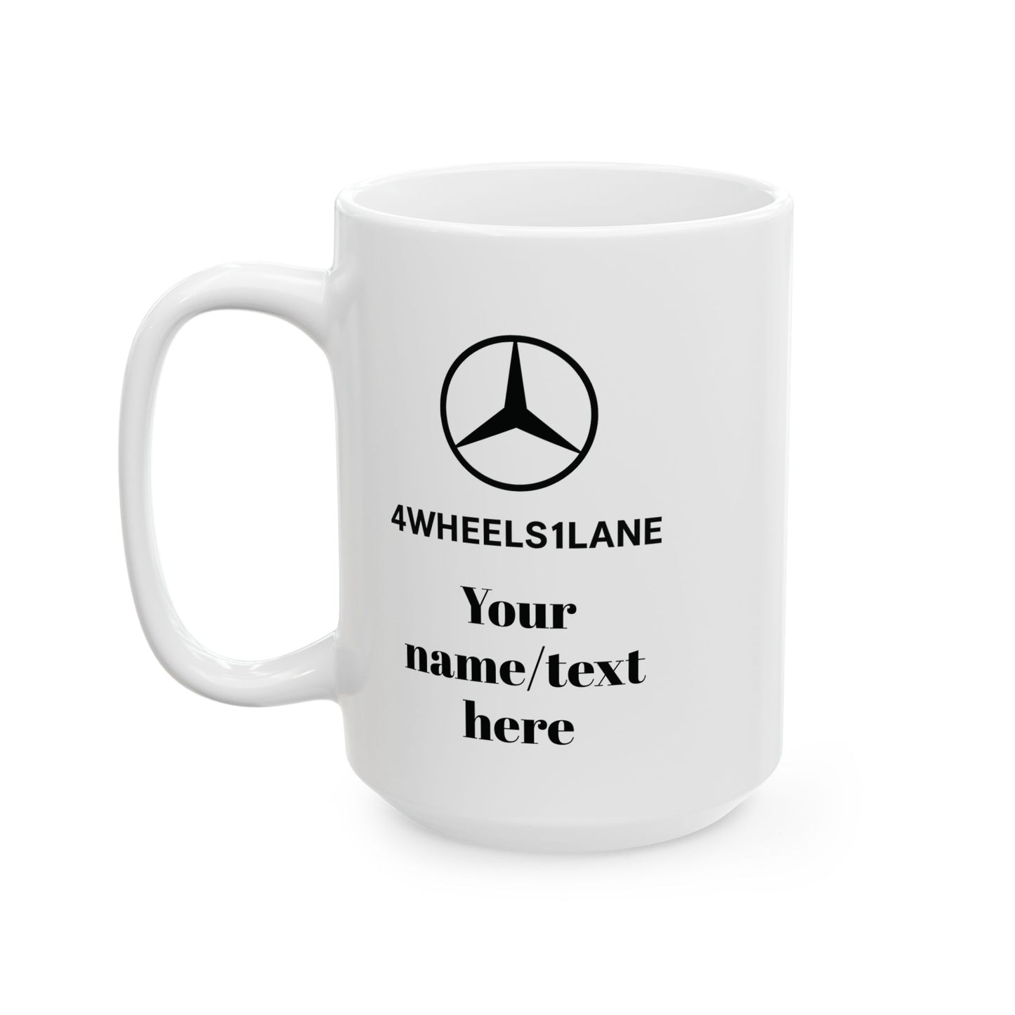 Custom Mercedes-Benz Mug – Ceramic Coffee Cup for Car Lovers (11oz / 15oz)