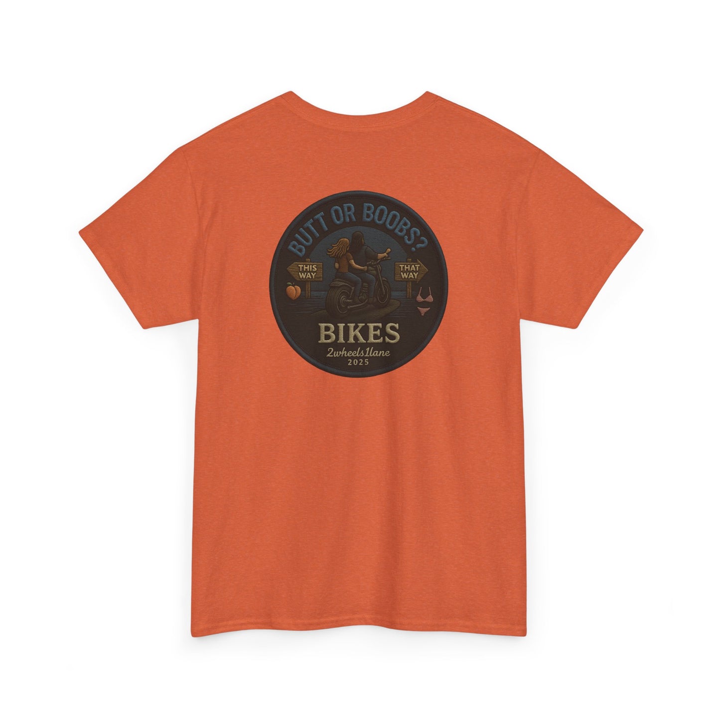Bold Rider Motorcycle T-Shirt – Humor Graphic by 2Wheels1Lane