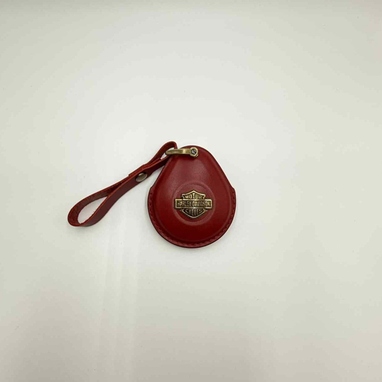 Red Leather Harley-Davidson Key Fob Cover – 2023 & Earlier