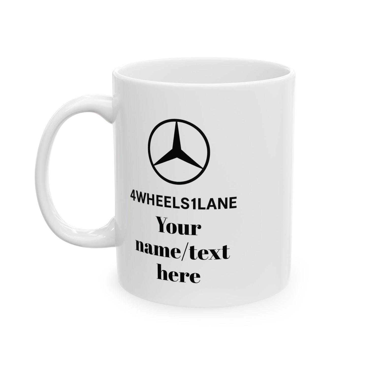 Custom Mercedes-Benz Mug – Ceramic Coffee Cup for Car Lovers (11oz / 15oz)
