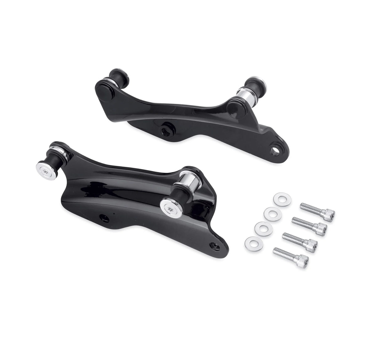 Pre-Owned Harley Davidson 4 Point Docking Hardware Kit - Gloss Black