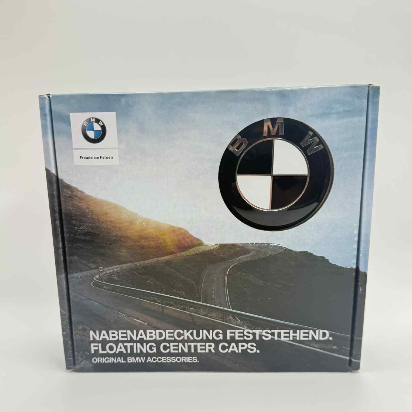 4pcs 68mm Floating BMW Wheel Center Caps – Spinning Logo Covers