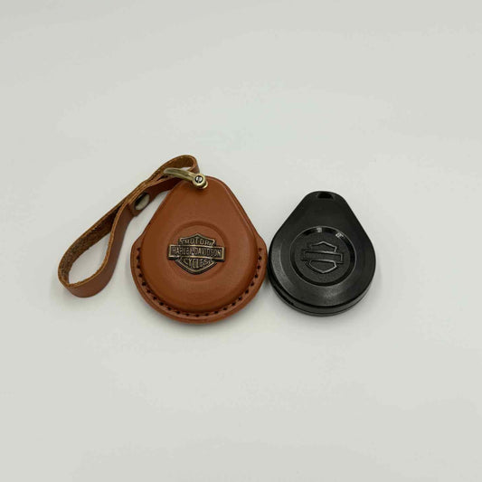 Brown Leather Harley-Davidson Key Fob Cover – 2023 & Earlier