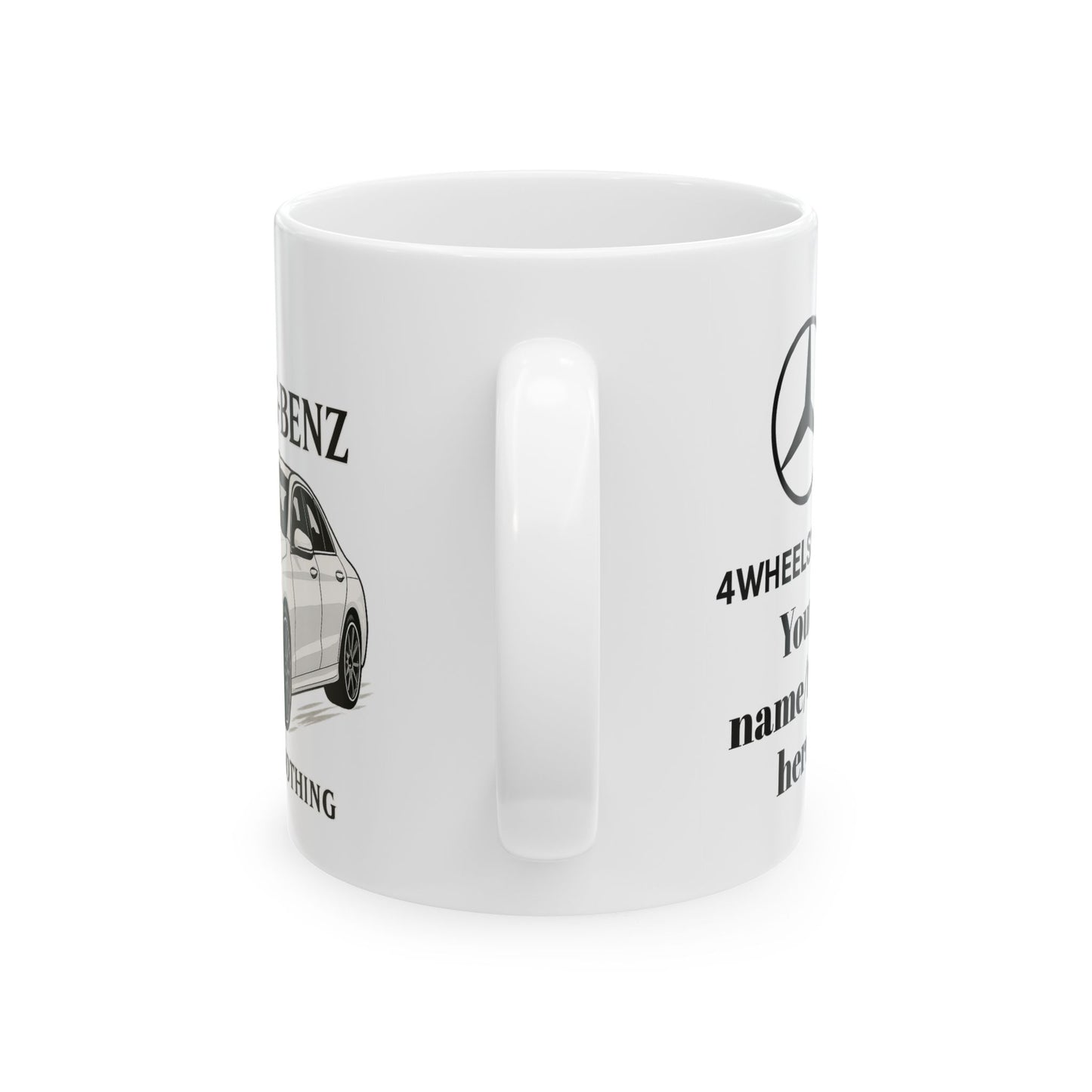 Custom Mercedes-Benz Mug – Ceramic Coffee Cup for Car Lovers (11oz / 15oz)