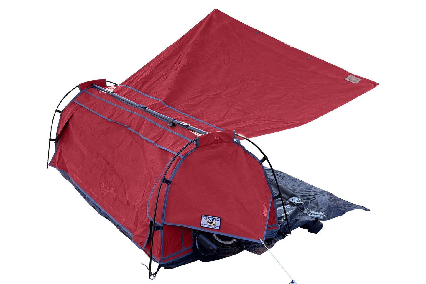 2Wheels1Lane Outlaw Rouge Edition Motorcycle Camping Tent