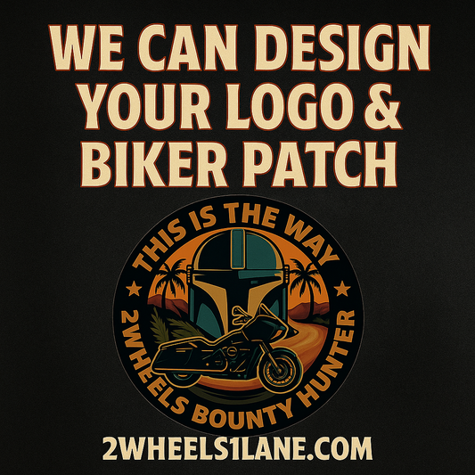 Custom Logo & Biker Patch Design Service – By 2Wheels1Lane
