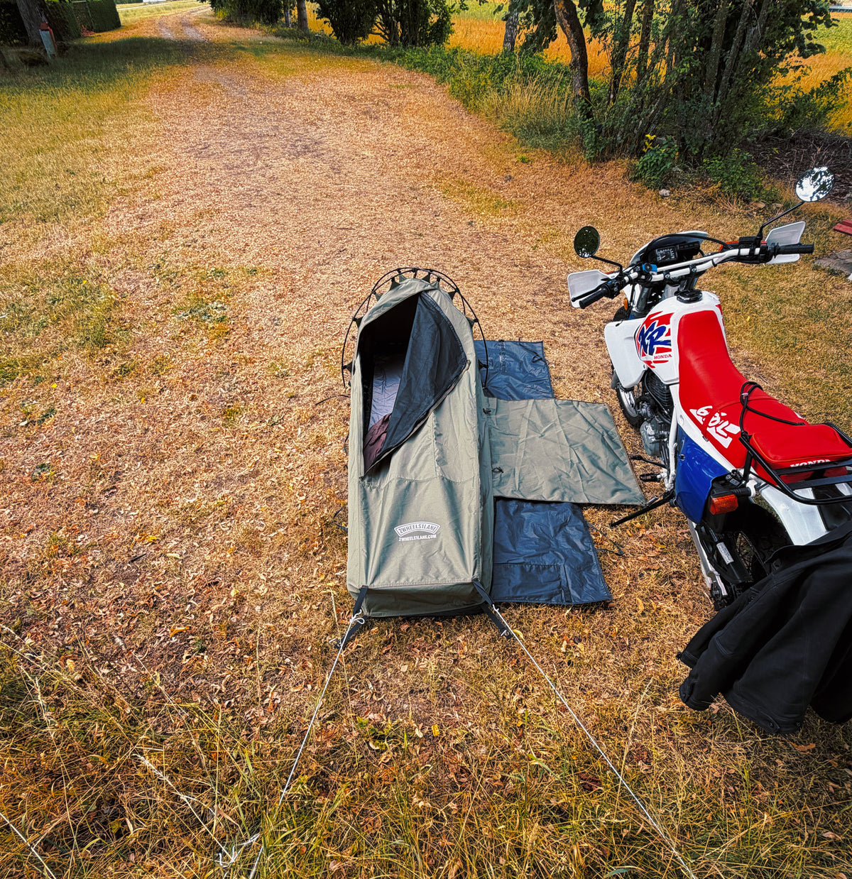 2Wheels1Lane MACUN Motorcycle Camping Tent