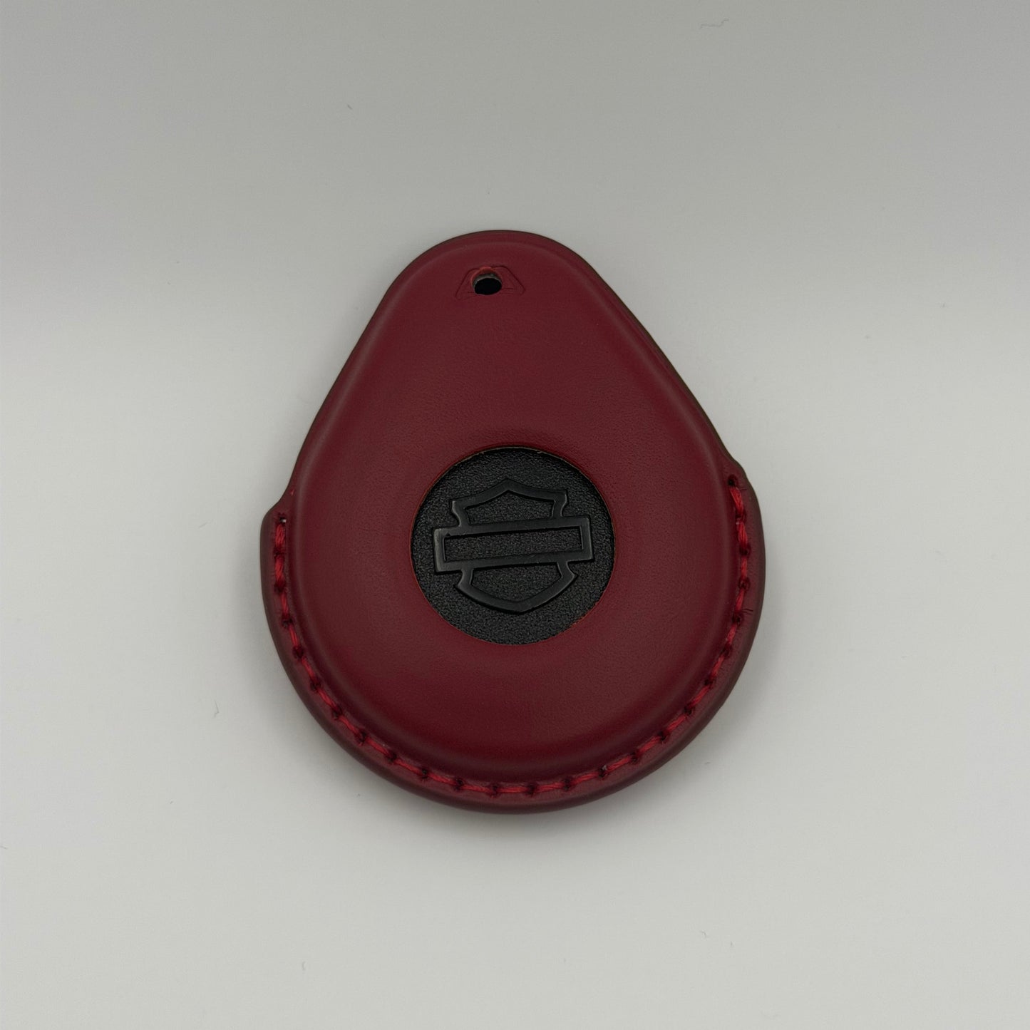Red Leather For Harley Davidson Key Fob Cover – 2023 & Earlier