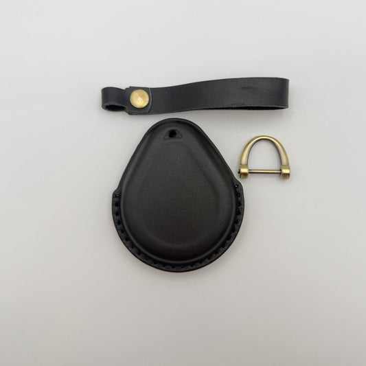 Black Leather For Harley Davidson Key Fob Cover – 2023 & Earlier