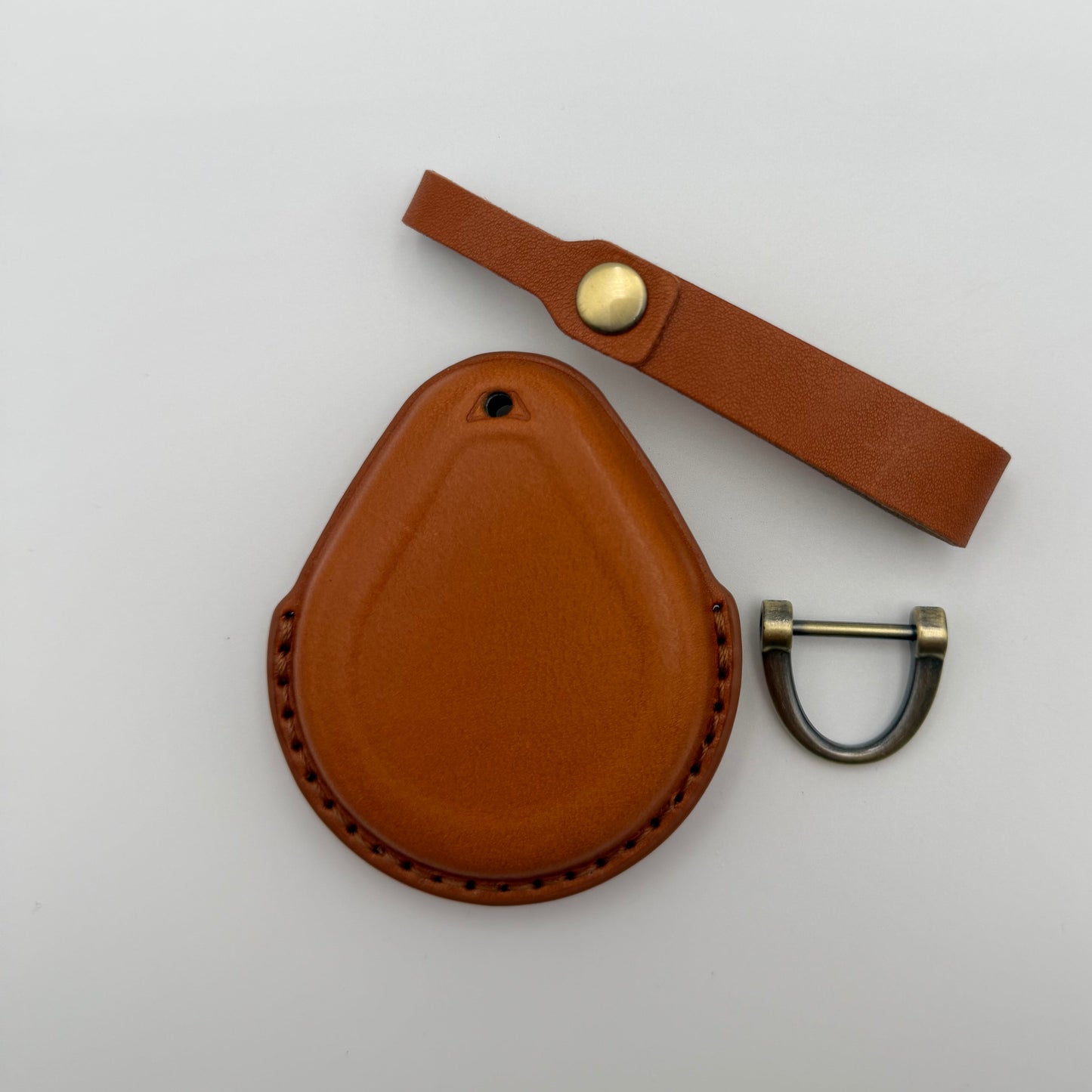 Brown Leather For Harley Davidson Key Fob Cover – 2023 & Earlier