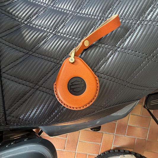 Brown Leather For Harley Davidson Key Fob Cover – 2023 & Earlier