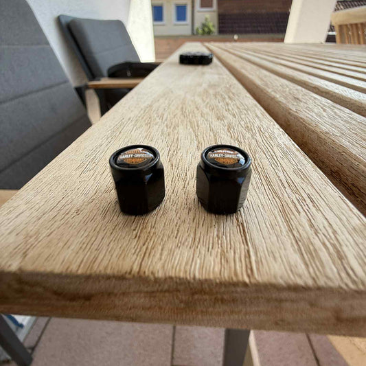 Harley-Davidson Logo Valve Caps – Pair (2 pcs)