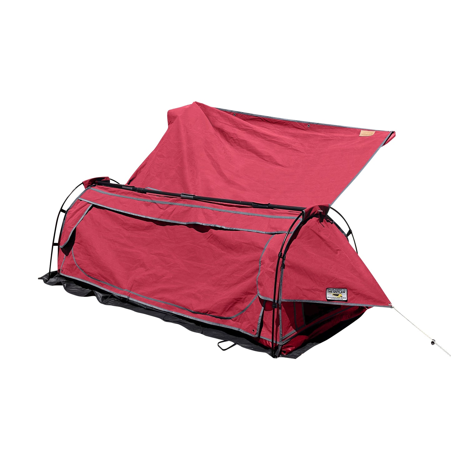 Outlaw Rouge Edition Motorcycle Camping Tent | 2Wheels1Lane Adventure Swag