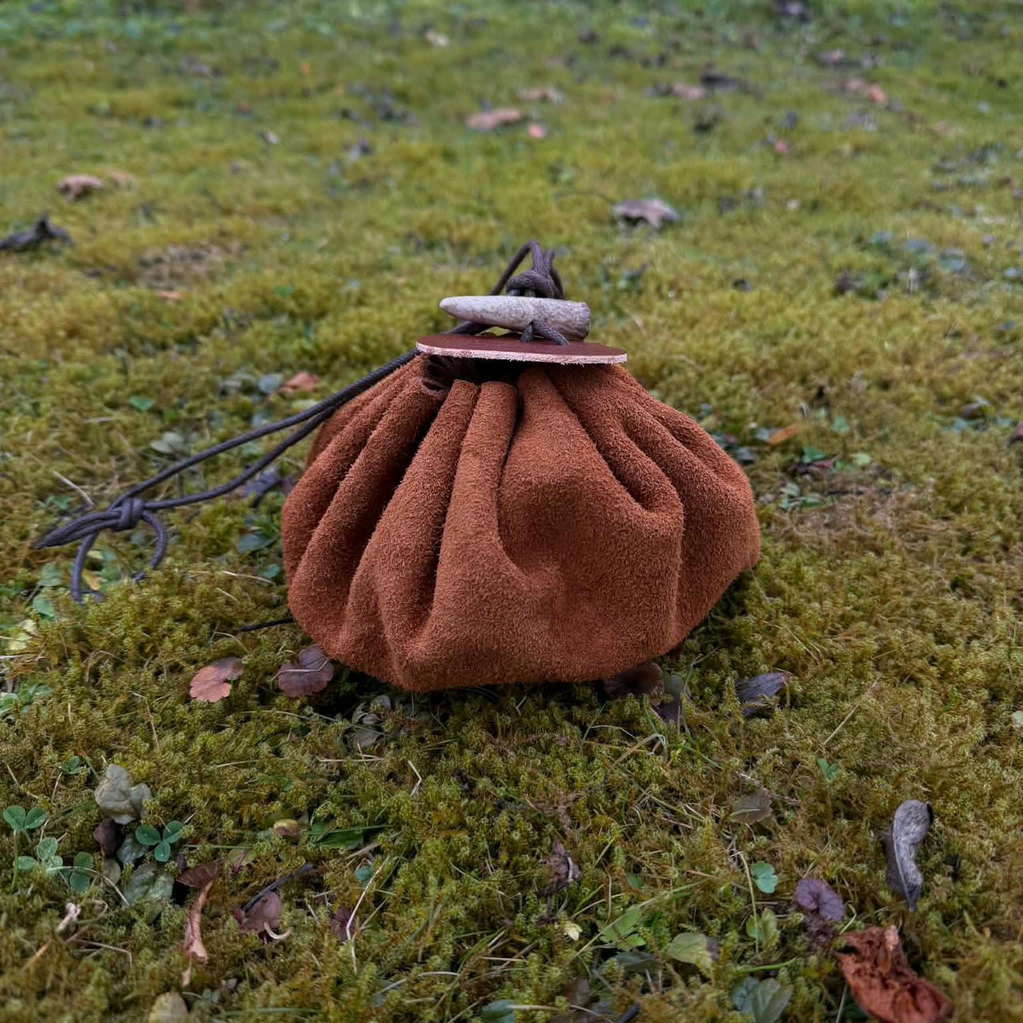 The Outlander Suede Camp Roll, Motorcycle Bushcraft Utility Mat & Gear Pouch