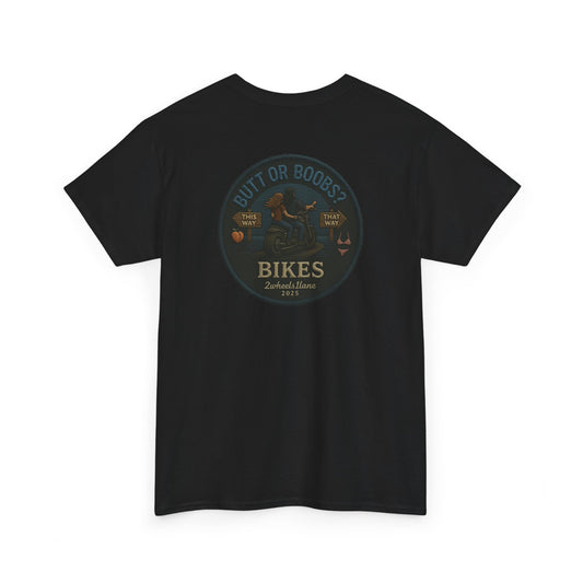 Bold Rider Motorcycle T-Shirt – Humor Graphic by 2Wheels1Lane