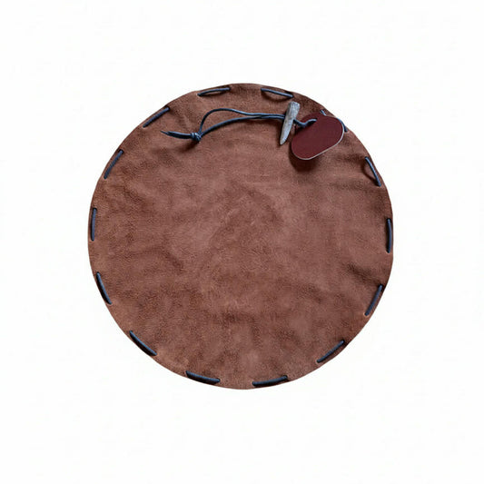 The Outlander Suede Camp Roll, Motorcycle Bushcraft Utility Mat & Gear Pouch