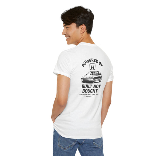 Honda “Built Not Bought” T-Shirt – Car Enthusiast Streetwear