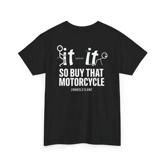 Motorcycle T-Shirt, Bold Biker Graphic Tee | 2Wheels1Lane