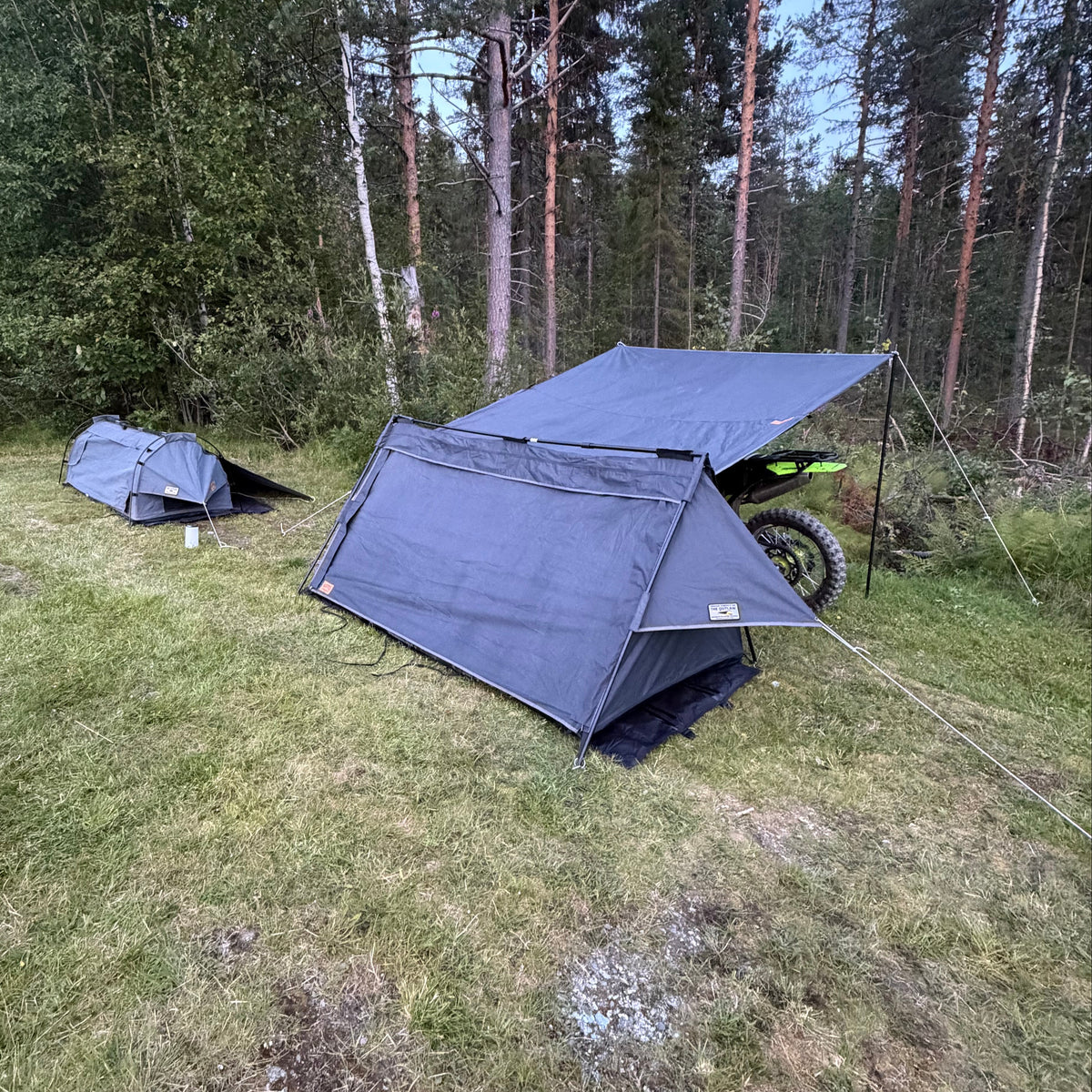 PREORDER 2RUNNER – 2 Person Motorcycle Camping System