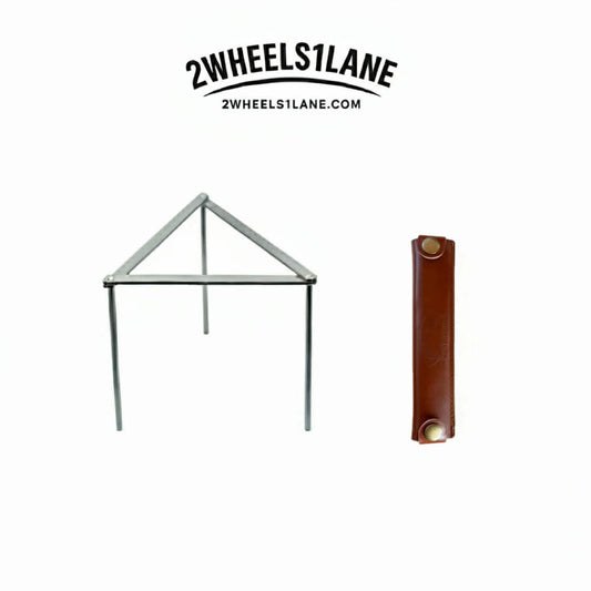 The Outlander Fire Stand, Stainless Steel Camping Tripod Stove Rack