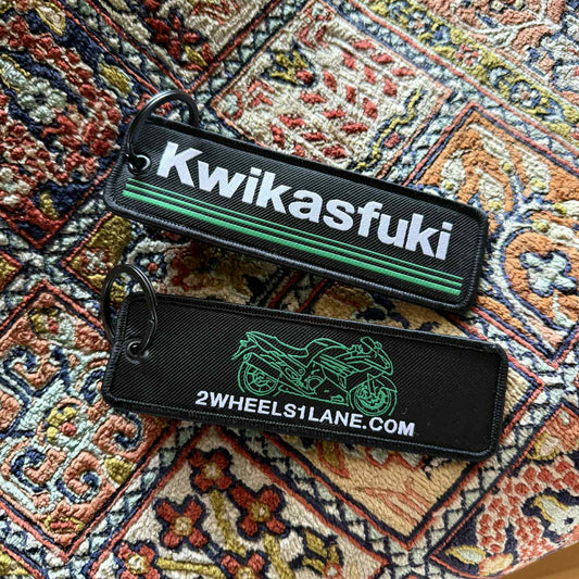 Motorcycle Key Tag – Kwikasfuki (13cm x 4cm)