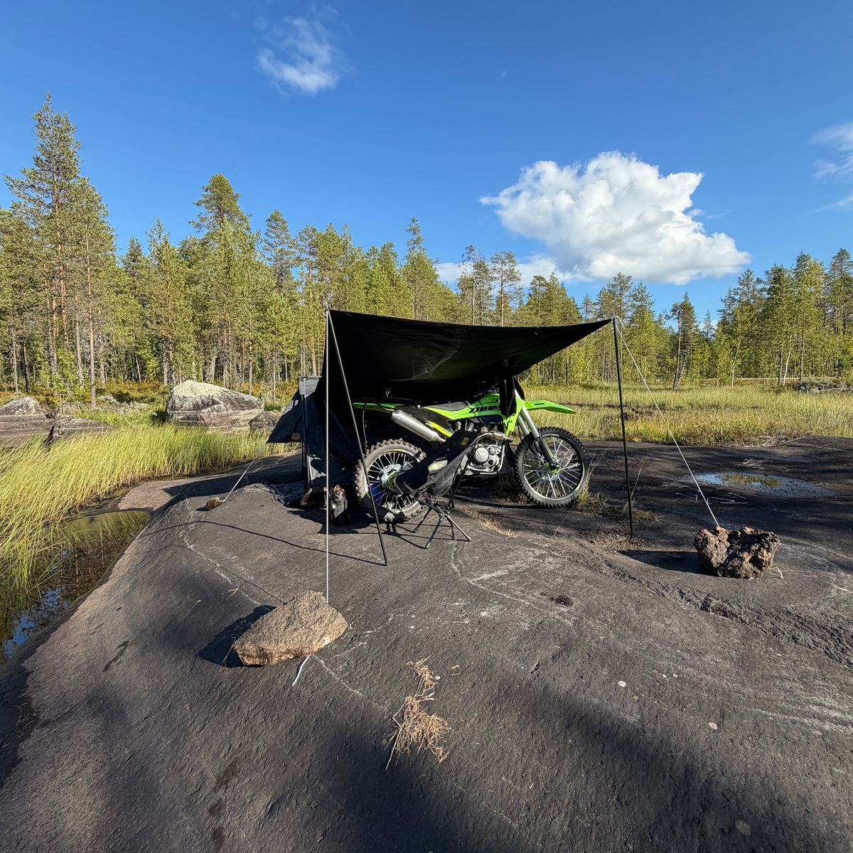 PREORDER 2RUNNER – 2 Person Motorcycle Camping System