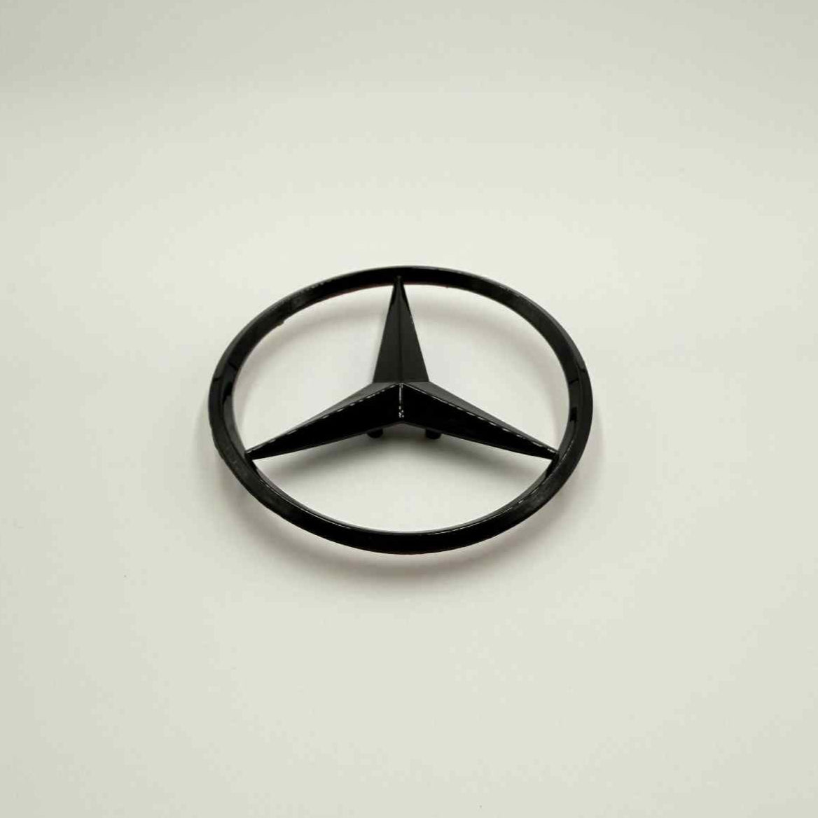 Mercedes Black Emblem Badge 8cm (3.15") – Durable Waterproof
