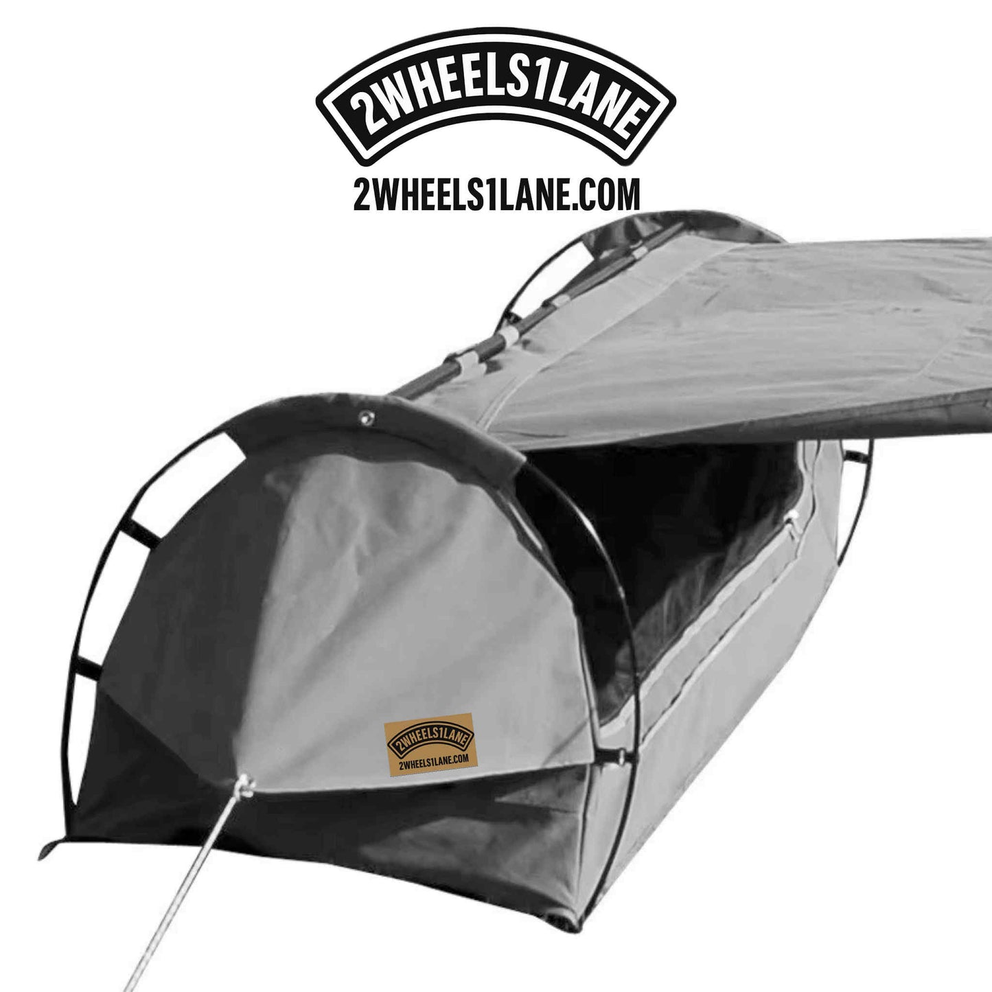 PREORDER THE OUTLAW Motorcycle Camping Tent | 2Wheels1Lane Adventure Swag