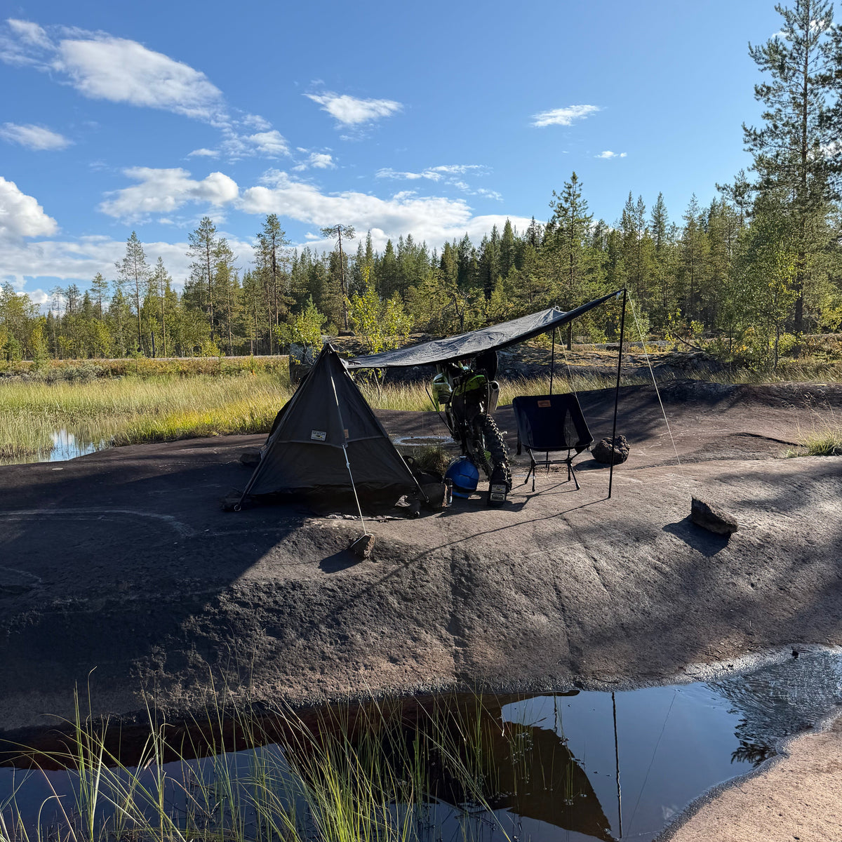 PREORDER 2RUNNER – 2 Person Motorcycle Camping System