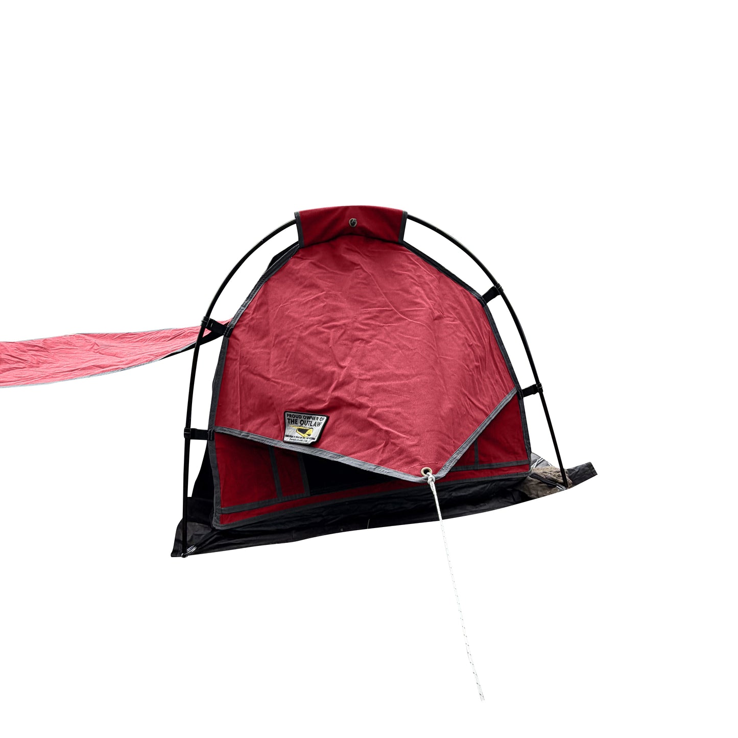 Outlaw Rouge Edition Motorcycle Camping Tent | 2Wheels1Lane Adventure Swag