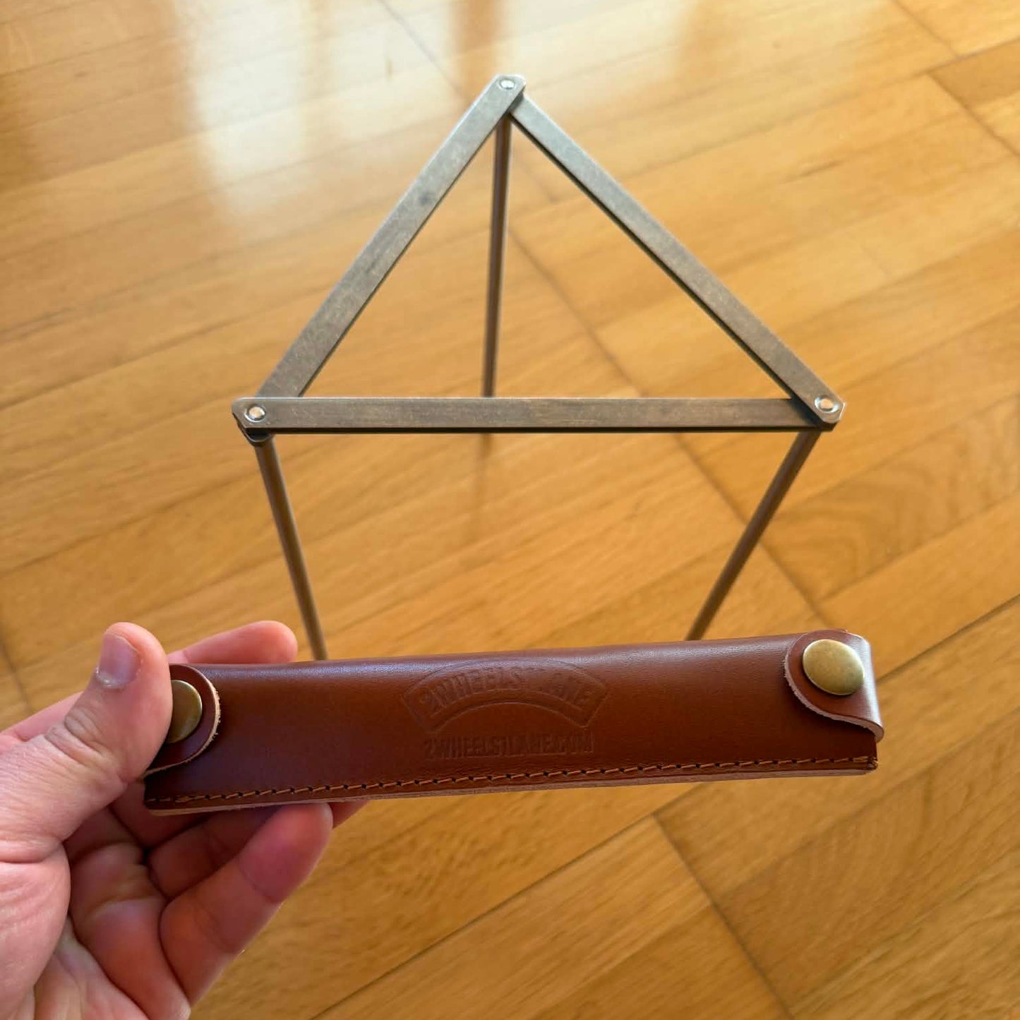 The Outlander Fire Stand, Stainless Steel Camping Tripod Stove Rack