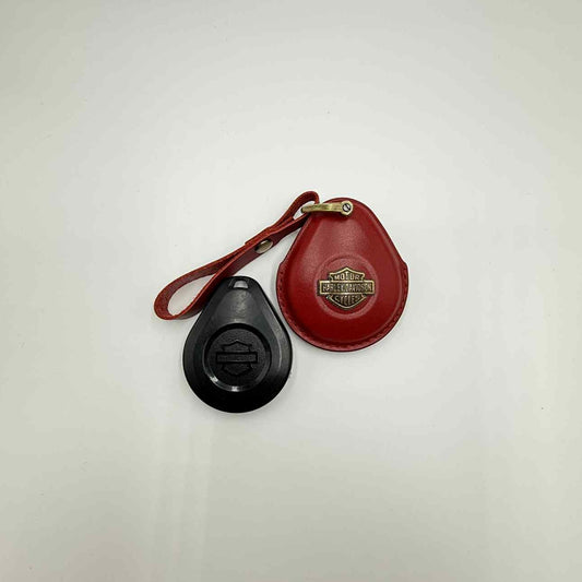 Red Leather Harley-Davidson Key Fob Cover – 2023 & Earlier