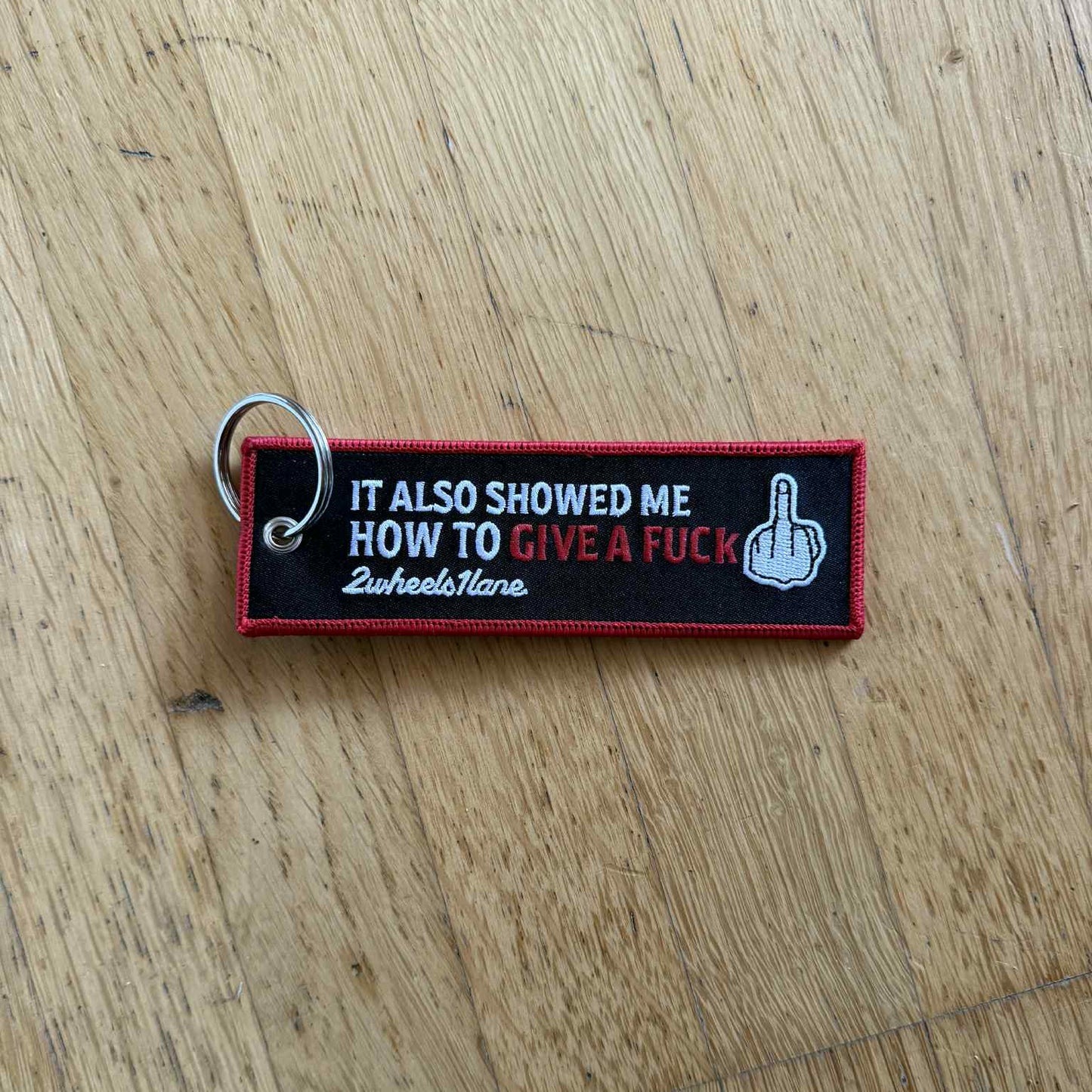 Motorcycle Key Tag – ‘Biker Therapy’ (13cm x 4cm)