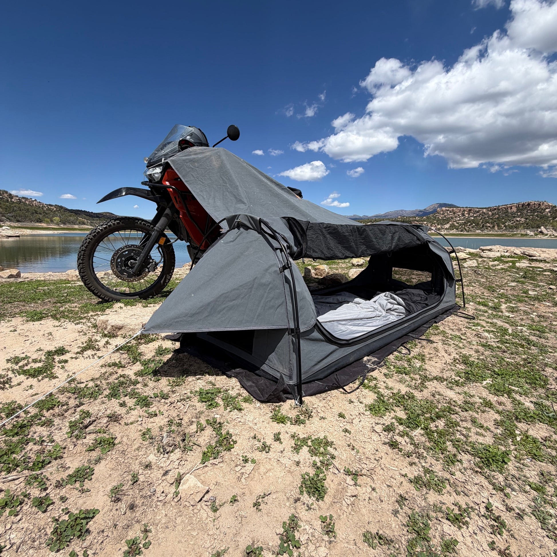 2Wheels1Lane Outlaw Motorcycle Camping Tent
