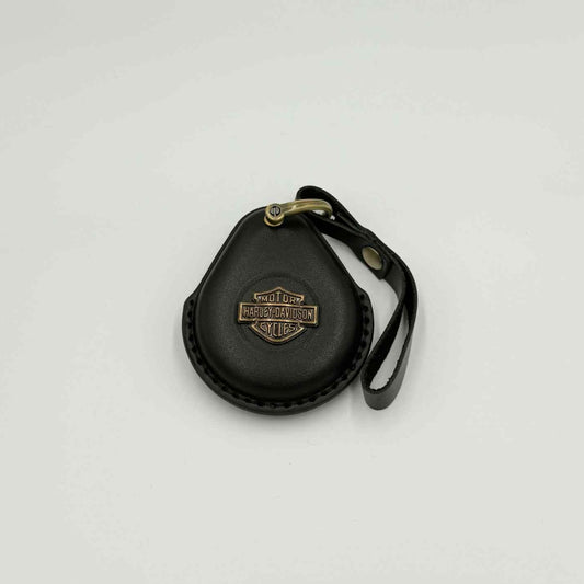 Balck Leather Harley-Davidson Key Fob Cover – 2023 & Earlier
