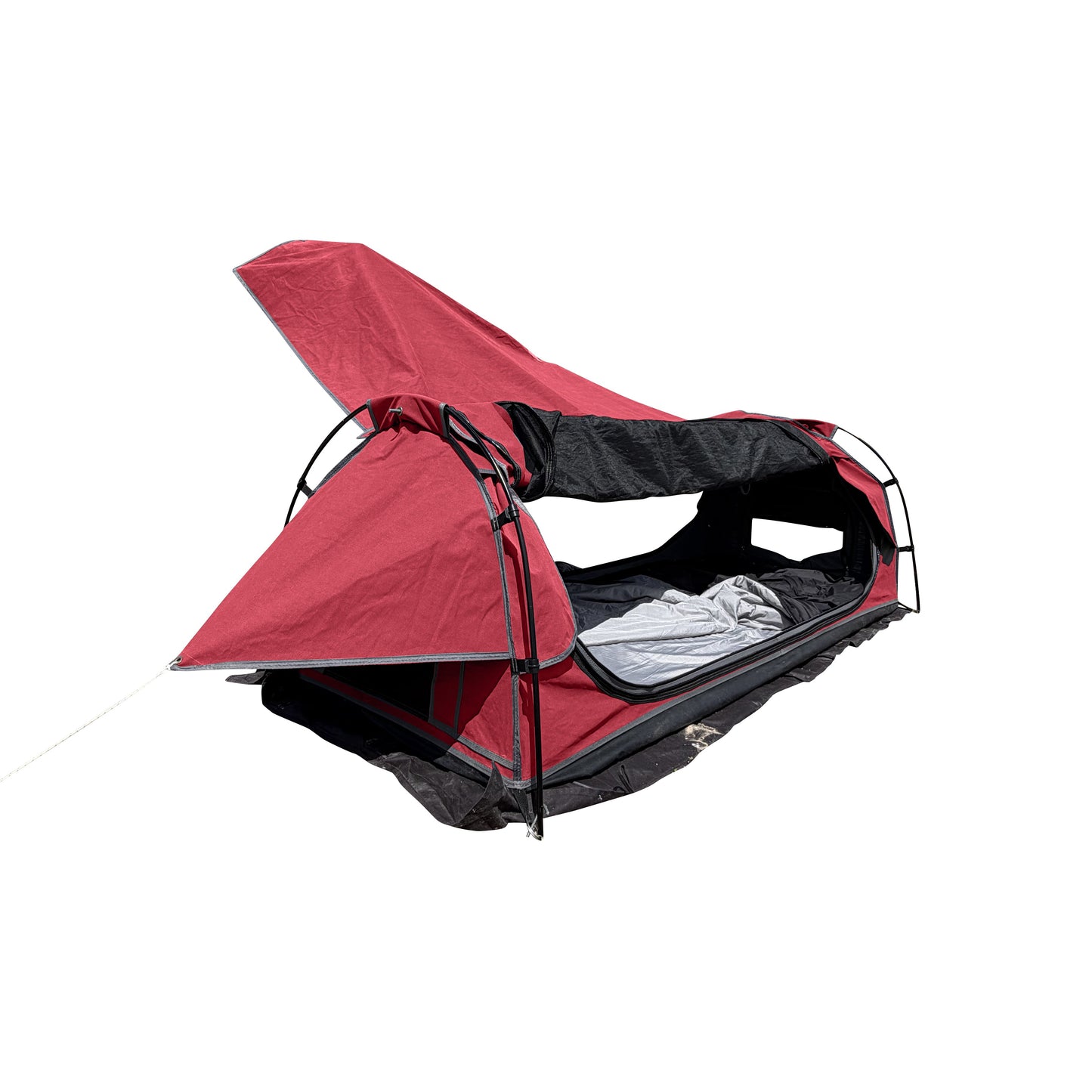 Outlaw Rouge Edition Motorcycle Camping Tent | 2Wheels1Lane Adventure Swag