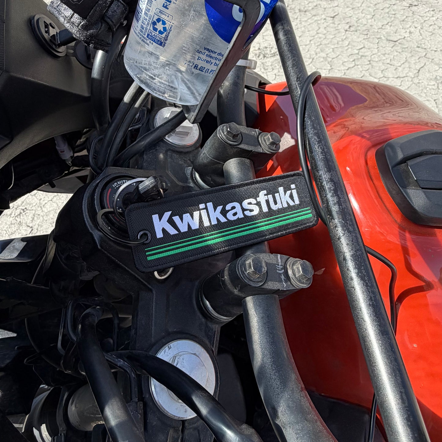 Motorcycle Key Tag – Kwikasfuki (13cm x 4cm)