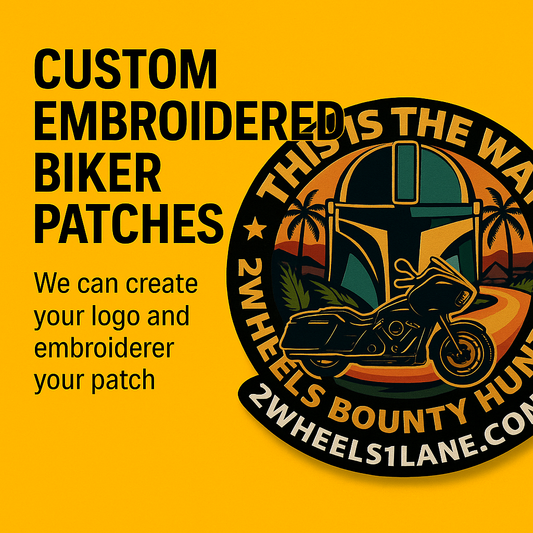 Custom Logo & Biker Patch Design Service – By 2Wheels1Lane