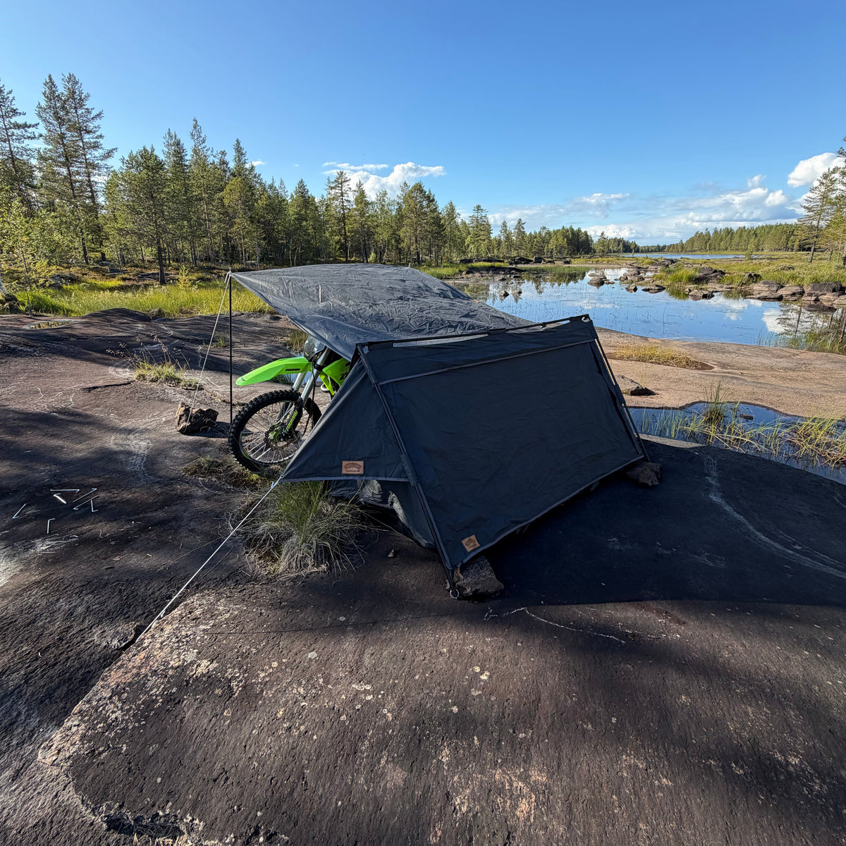 PREORDER 2RUNNER – 2 Person Motorcycle Camping System