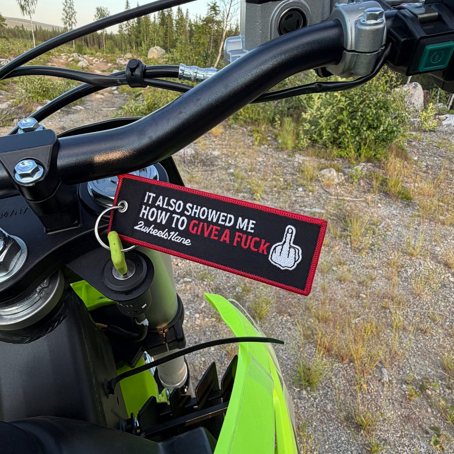 Motorcycle Key Tag – ‘Biker Therapy’ (13cm x 4cm)