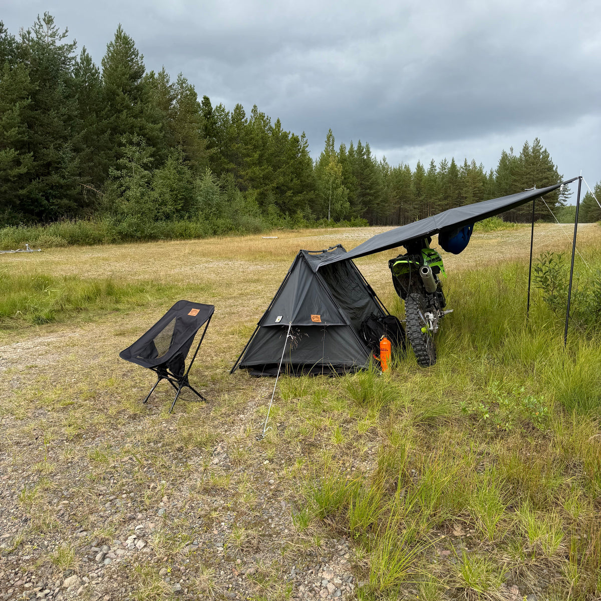 PREORDER 2RUNNER – 2 Person Motorcycle Camping System