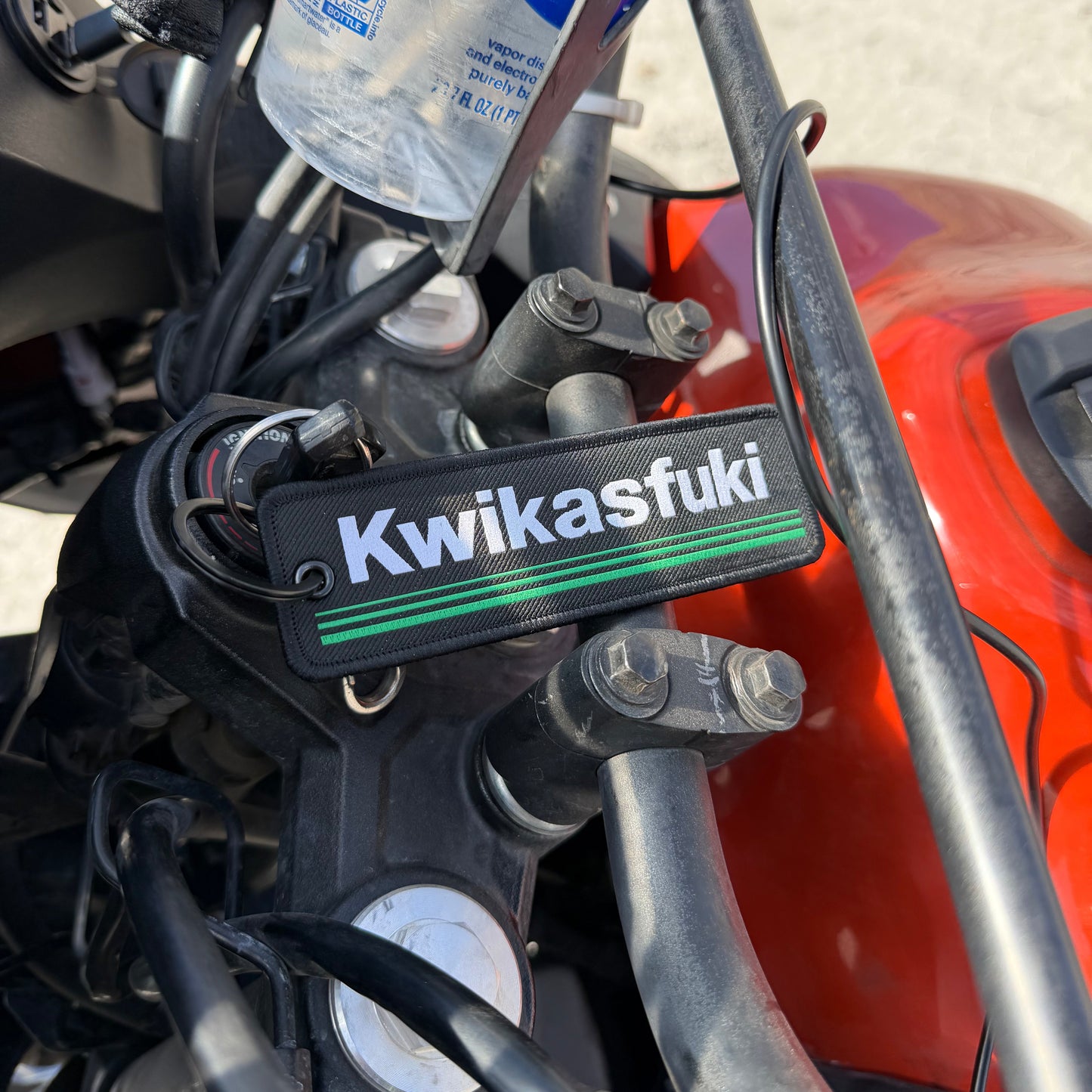 Motorcycle Key Tag – Kwikasfuki (13cm x 4cm)