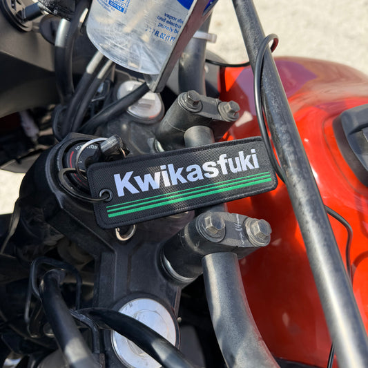 Motorcycle Key Tag – Kwikasfuki (13cm x 4cm)