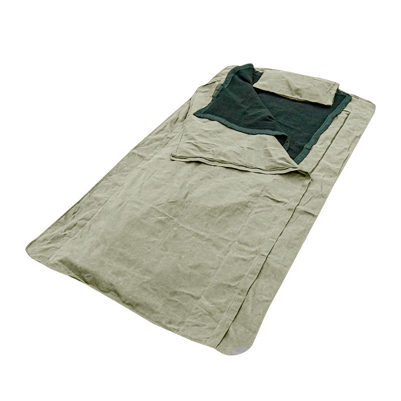 The Nomad – Waxed Canvas Motorcycle Camping Sleeping Bag Cover | Waterproof 3-Season Biker Bedroll for Outdoor & Bushcraft Adventure