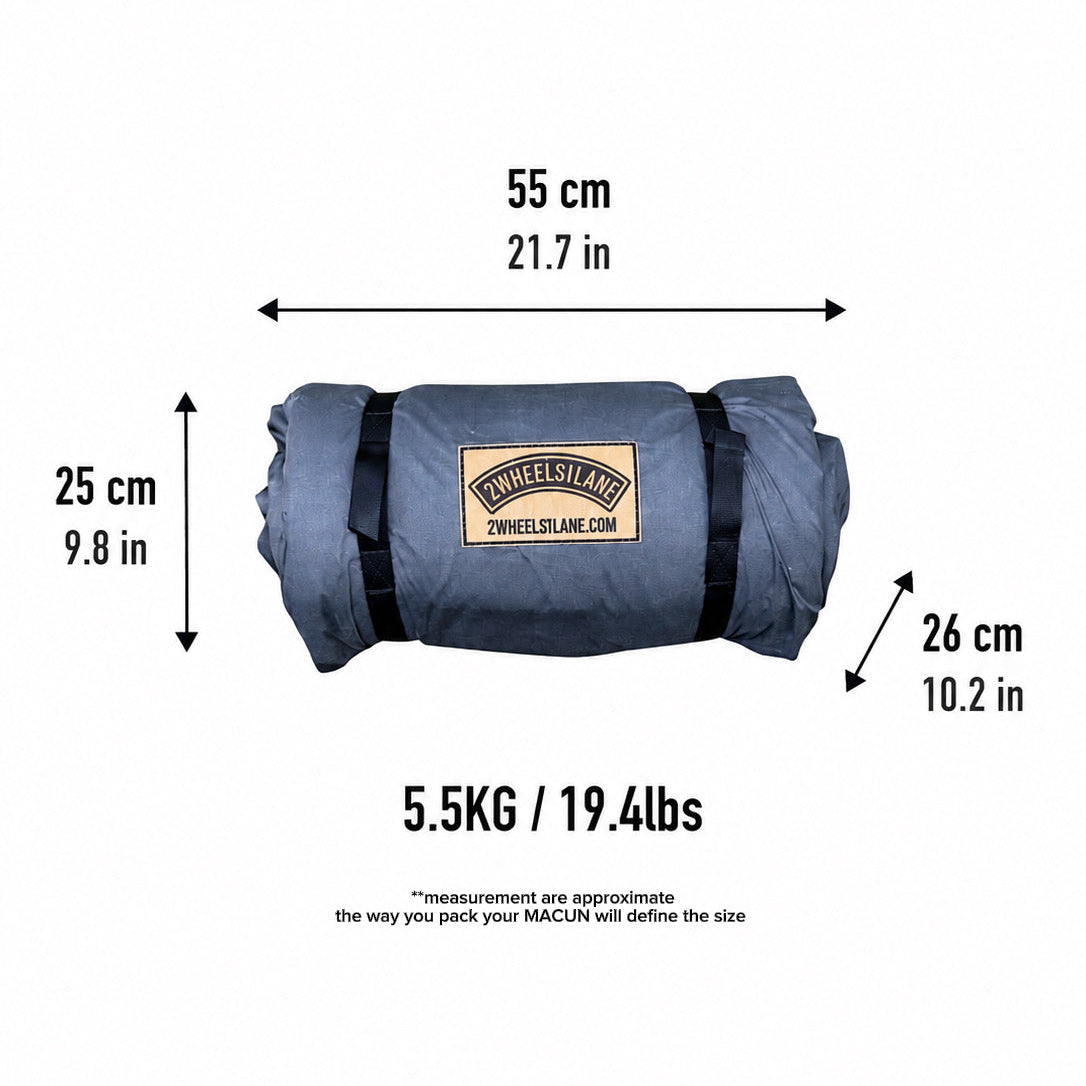 PREORDER- 2Wheels1Lane MACUN Motorcycle Camping Tent